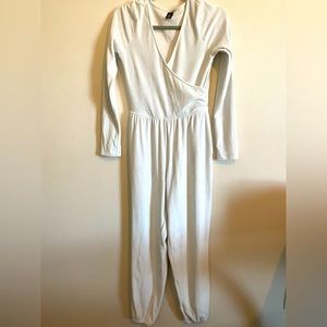 Victoria secret jumpsuit white size small NEVER WORN